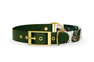 Dog collar Duo Collection Leaf